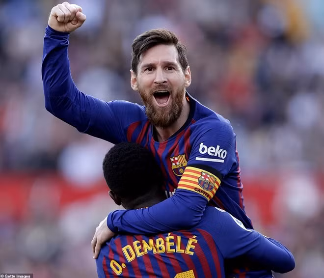 Messi tỏa sáng giúp Barca có chiến thắng đậm đà trước Sevilla.