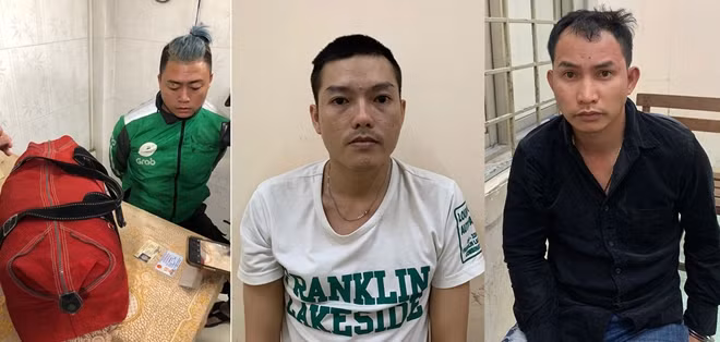 Các đối tượng Huy, Nam, Tâm.