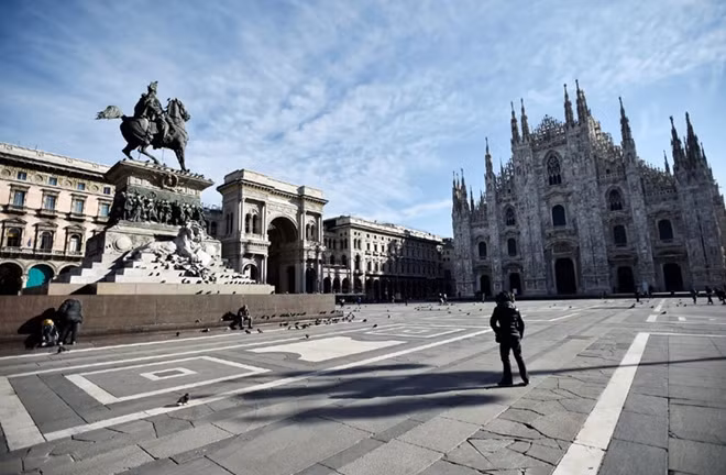Italia đã phải phong toả toàn bộ đất nước vì dịch COVID-19.