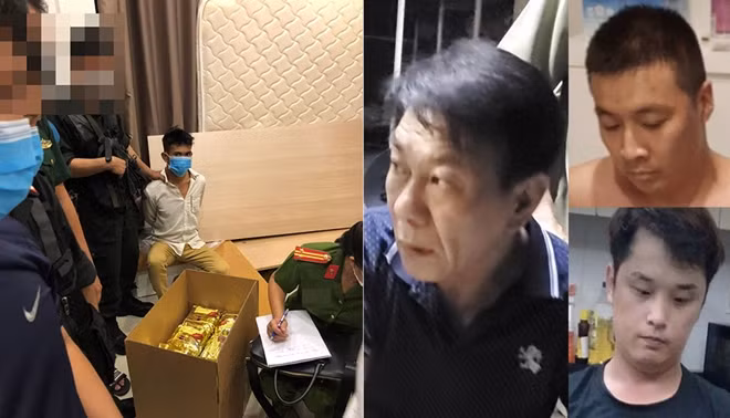 Kim Soon Sik và một số đàn em bị cơ quan Công an bắt giữ.
