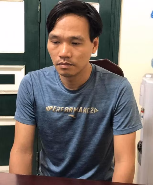 Đối tượng Vũ Tuấn Dũng tại cơ quan điều tra. Đối tượng Vũ Tuấn Dũng tại cơ quan điều tra.