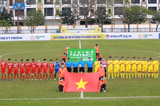 Chiều 8/4, trận đấu cuối cùng tại giải bóng đá nữ vô địch U19 quốc gia 2021 đã diễn ra giữa đội Phong Phú Hà Nam và TP HCM.