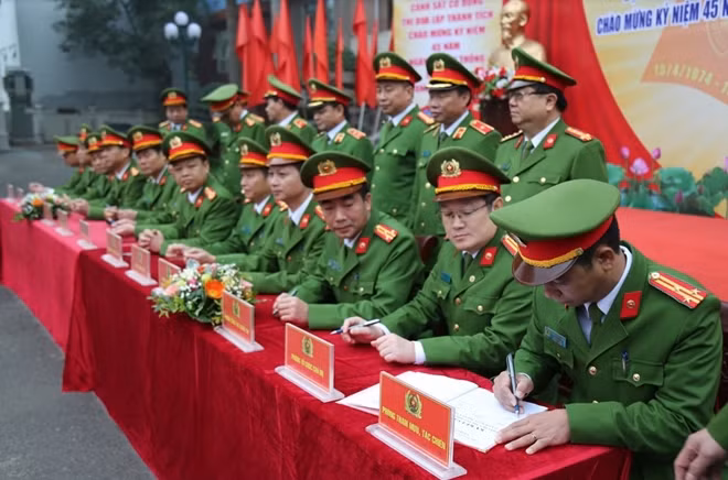 Các đơn vị ký kết thi đua