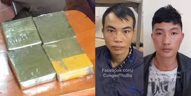 Các đối tượng và tang vật.