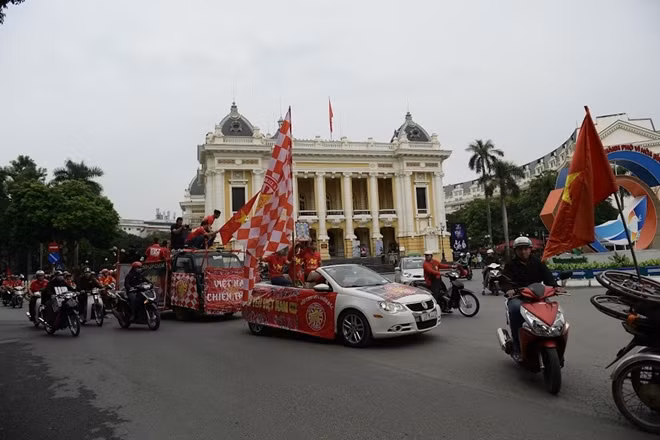 Mọi ngả đường giờ đều dẫn về Mỹ Đình. Ảnh: CTV.
