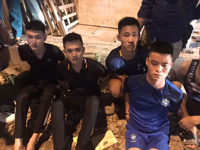 Các đối tượng trong vụ cố ý gây thương tích.