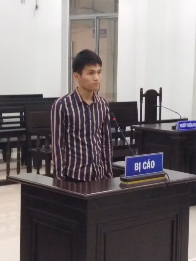 Bị cáo Trần Công Quý tại tòa.