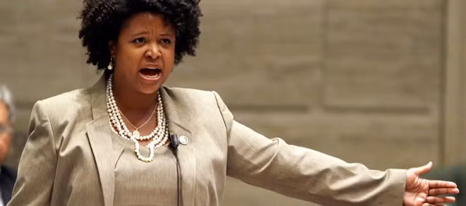 Nữ Thượng nghị sĩ Maria Cappelle-Nadal đang trở thành mục tiêu điều tra của Cơ quan mật vụ Mỹ sau khi có comment trên Facebook đe dọa Tổng thống Donald Trump.