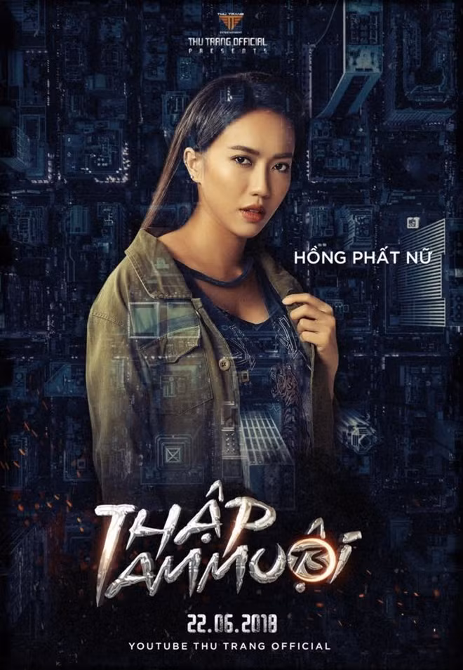 Diệu Nhi gây ấn tượng với vai Hồng Phất, nữ phản diện trong "Thập Tam muội" do nghệ sĩ hài Thu Trang sản xuất.