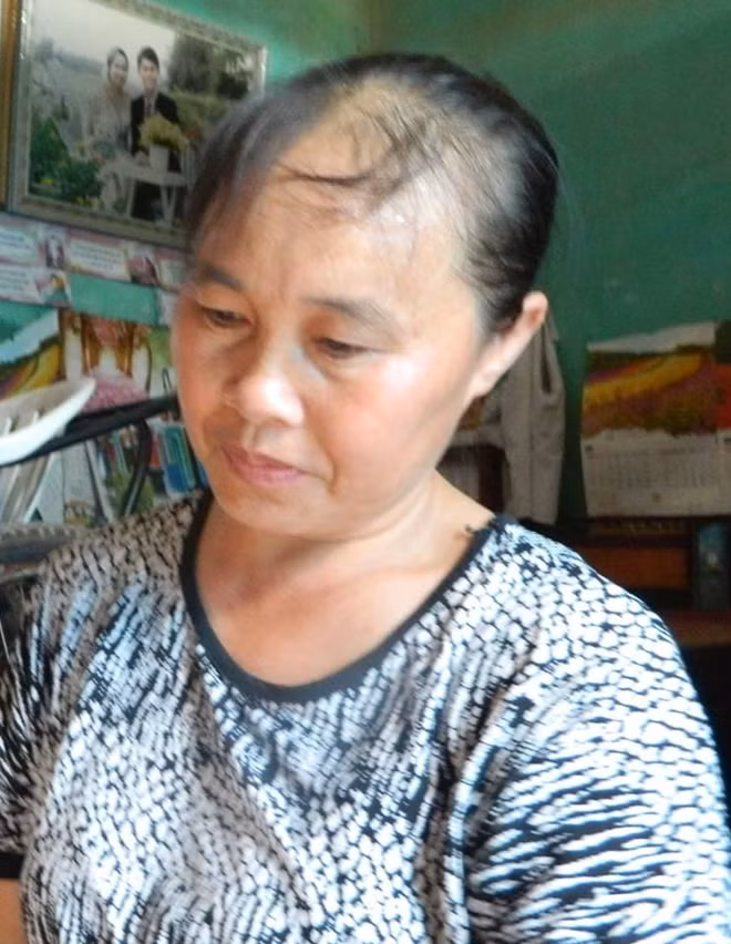 Bà Nếp nói về công việc thiện nguyện.