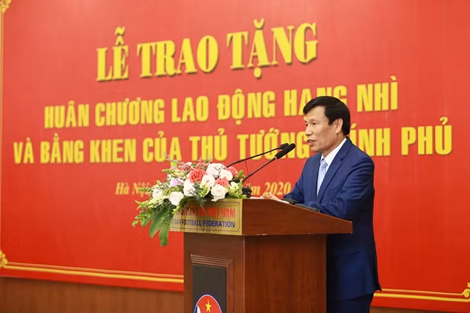 Bộ trưởng Nguyễn Ngọc Thiện phát biểu tại buổi lễ