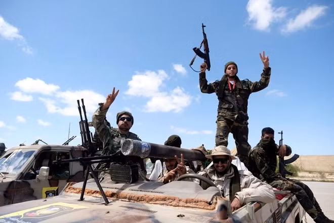 Các tay súng người Syria.