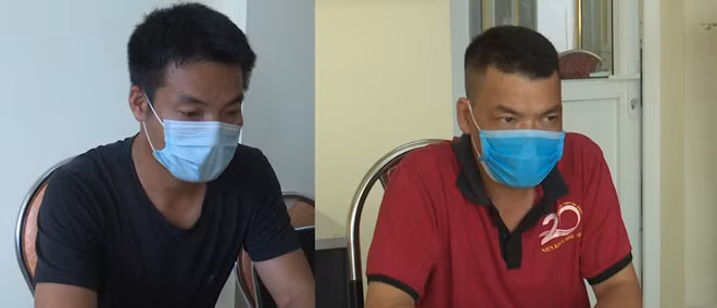 Long và Thùy tại cơ quan Công an.