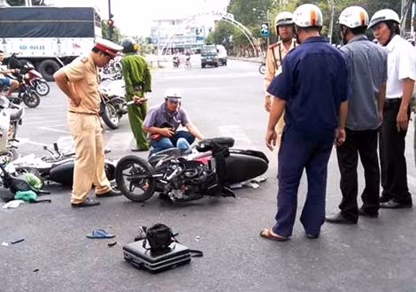 Xe đầu kéo gây tai nạn tại Quảng Trị bỏ chạy vào Đà Nẵng ảnh 7