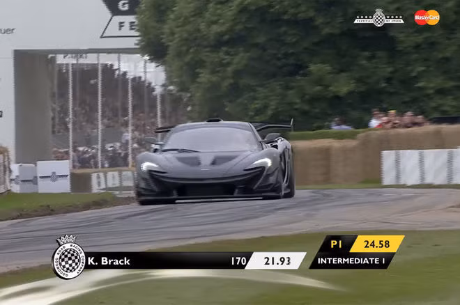 McLaren P1 LM phá vỡ kỷ lục tại Goodwood Festival of Speed 2016.