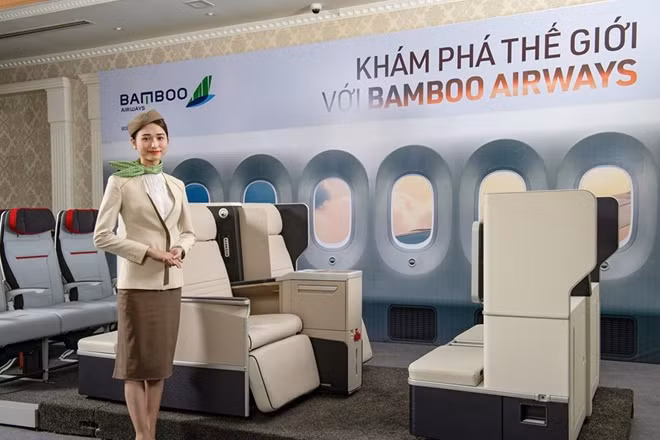 Bộ ghế Aura Enhanced thuộc tập đoàn Zodiac Aerospace đang được Bamboo Airways xem xét lựa chọn cho hạng ghế thương gia.