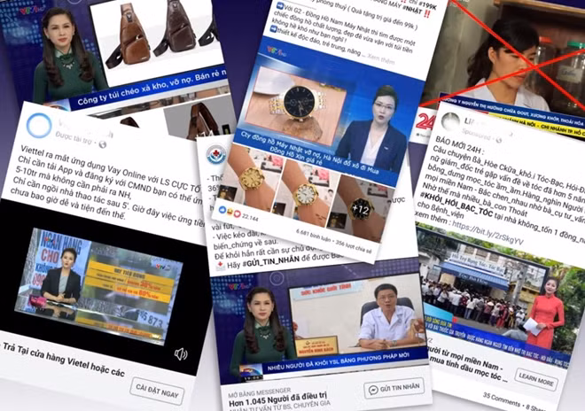 Các video giả danh thời sự truyền hình được facebook bỏ lọt cho phép quảng cáo trên mạng xã hội.