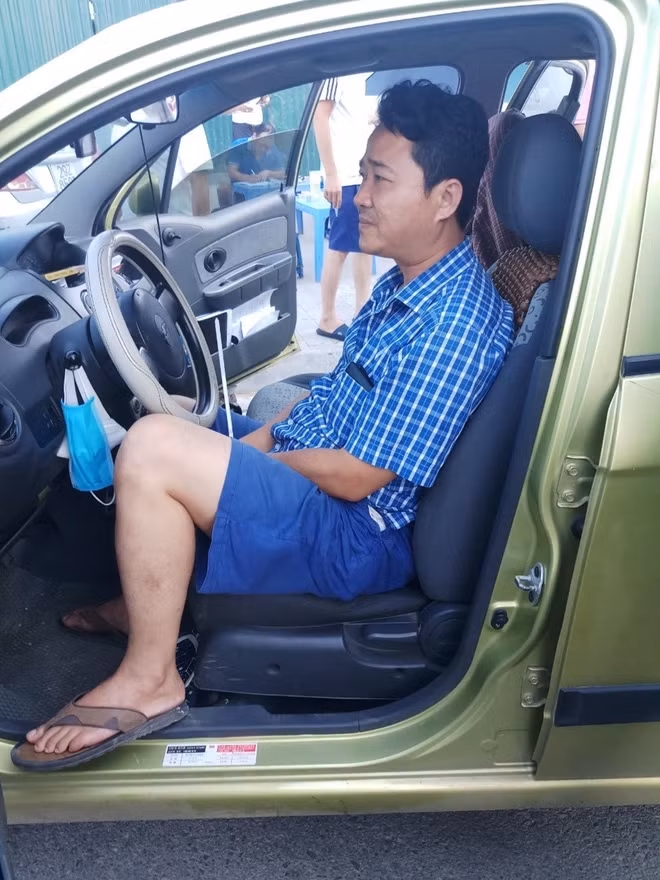 Trần Trọng Lâm khi bị bắt giữ.
