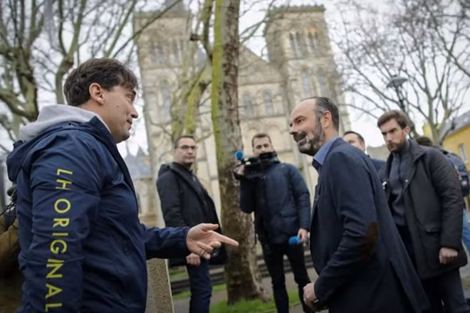 Ông Edouard Philippe đã trúng cử vị trí Thị trưởng tại thành phố quê hương Le Havre. ảnh: Getty