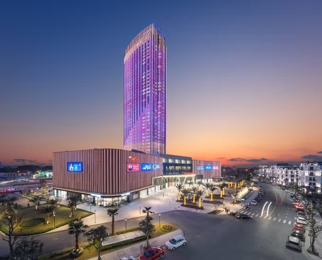 Toàn cảnh tòa tháp Vinhomes Imperia Hải Phòng.