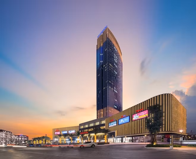 Toàn cảnh tòa tháp Vinhomes Imperia Hải Phòng.