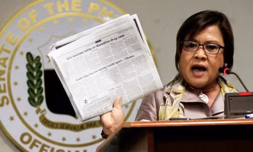 Cựu Bộ trưởng Tư pháp Leila de Lima.