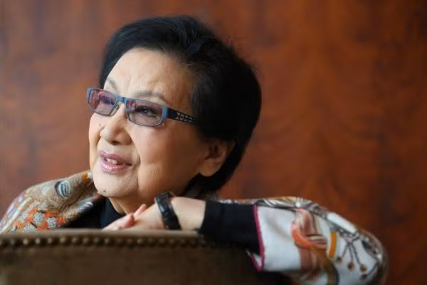 Hạ Mộng năm 82 tuổi.