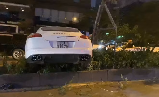 Hiện trường vụ tai nạn.