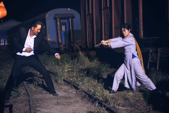 Ngọc Thanh Tâm trong phim “Hiệp sĩ mù”.