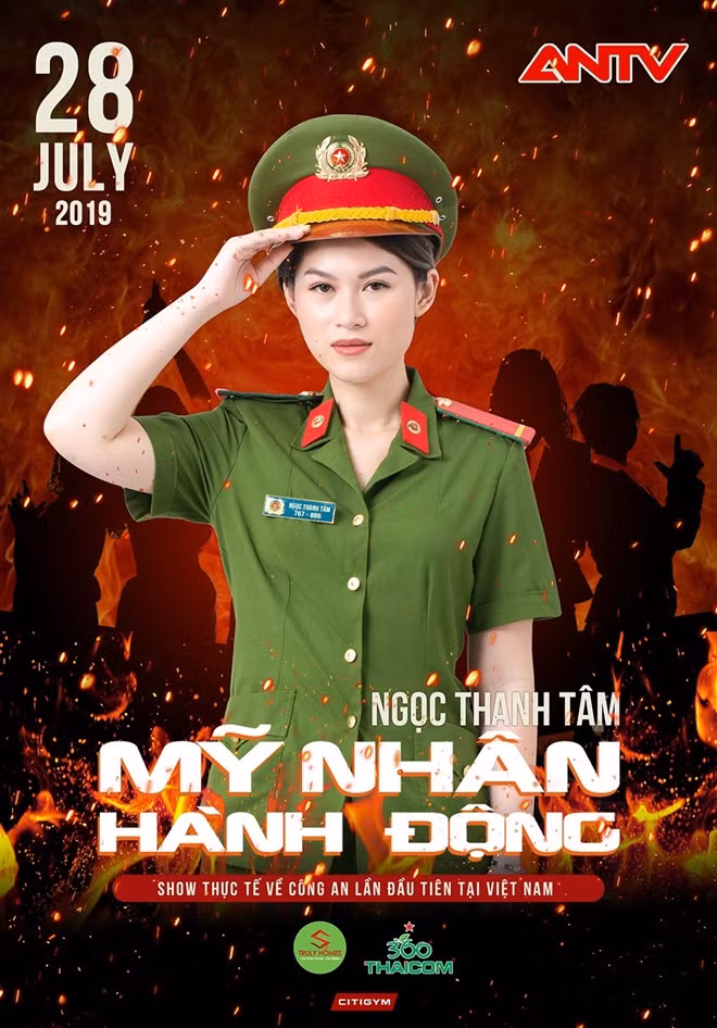 Ngọc Thanh Tâm trải nghiệm cuộc sống và thử thách của chiến sĩ Công an trong chương trình “Mỹ nhân hành động”.
