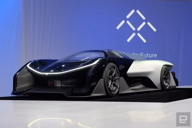 Mẫu concept được Faraday Future giới thiệu tại CES 2016.