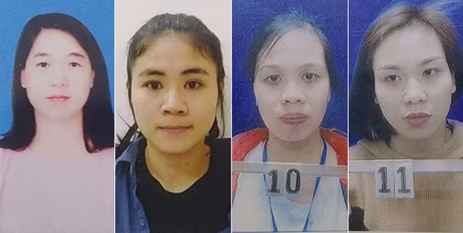 Các đối tượng trong vụ án.