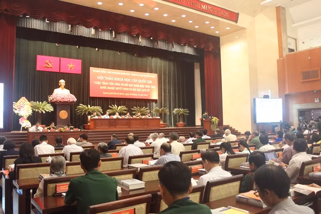 Hội thảo khoa học cấp Quốc gia "Cuộc Tổng tiến công và nổi dậy Xuân Mậu Thân 1968 - Bước ngoặt quyết định và bài học lịch sử".