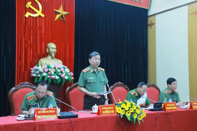 Bộ trưởng Tô Lâm phát biểu tại Hội nghị.