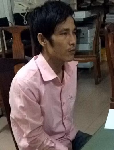 Đối tượng Đức tại cơ quan Công an. Đối tượng Đức tại cơ quan Công an.
