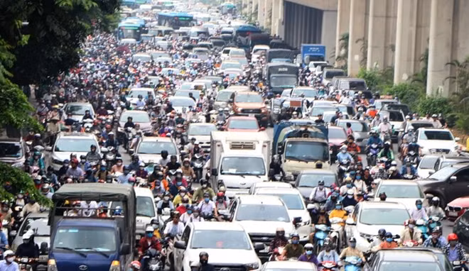 Xe máy đang là một trong những nguyên nhân gây ô nhiễm môi trường.