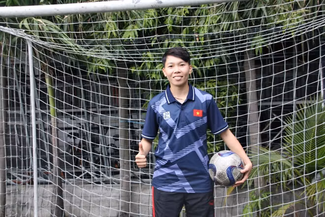 Kim Thanh chưa bao giờ nghĩ cuộc đời của mình lại gắn với trái bóng.