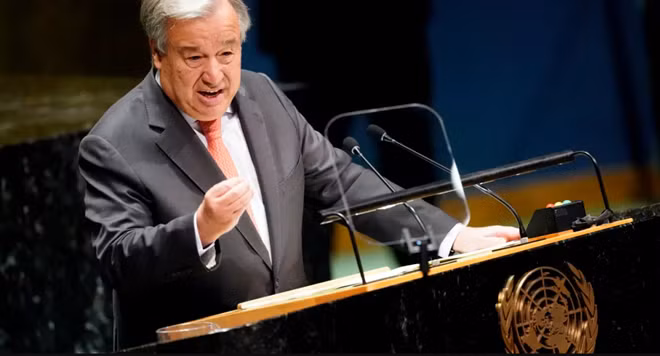 Ông António Guterres vạch rõ những ưu tiên của mình trong nhiệm kỳ Tổng Thư ký Liên hợp quốc thứ hai. Ảnh: Reuters.