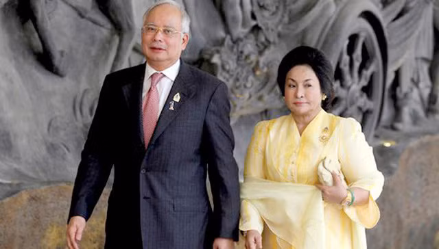 Vợ chồng cựu Thủ tướng Najib Razak.