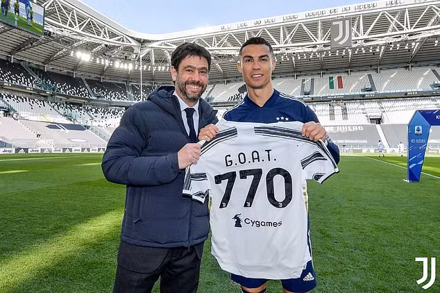 Ronaldo ra mắt mẫu áo đặc biệt sau khi anh phá vỡ kỷ lục của Pele ngay trước trận đấu với Benevento. Ronaldo ra mắt mẫu áo đặc biệt sau khi anh phá vỡ kỷ lục của Pele ngay trước trận đấu với Benevento.