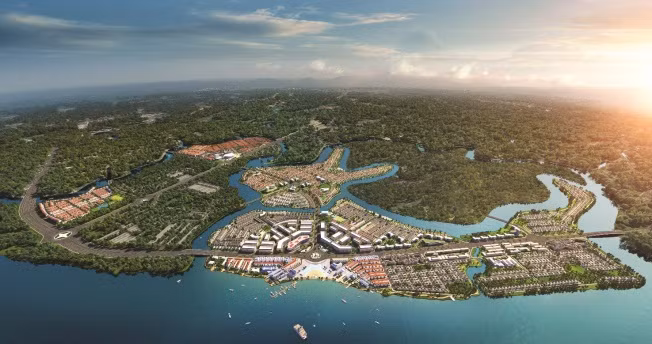 Khu đô thị sinh thái thông minh Aqua City tại phía Đông TP.HCM là dự án đầu tiên sẽ triển khai trường học sau ký kết hợp tác.
