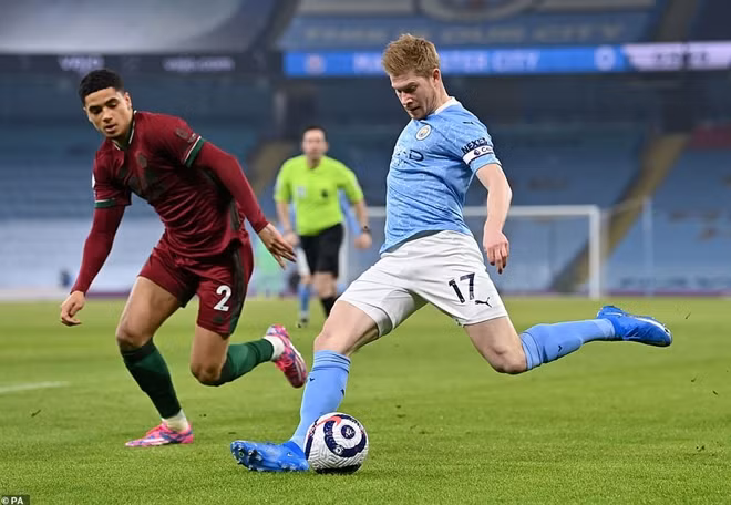 Không tung ra lực lượng mạnh nhất nhưng Man City vẫn tạo nên sức ép mạnh với các vị khách.
