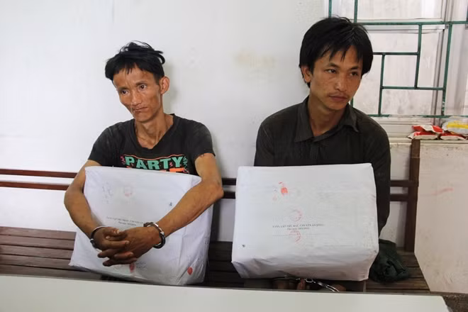 Các đối tượng trong một vụ án bị Công an tỉnh Sơn La triệt phá.