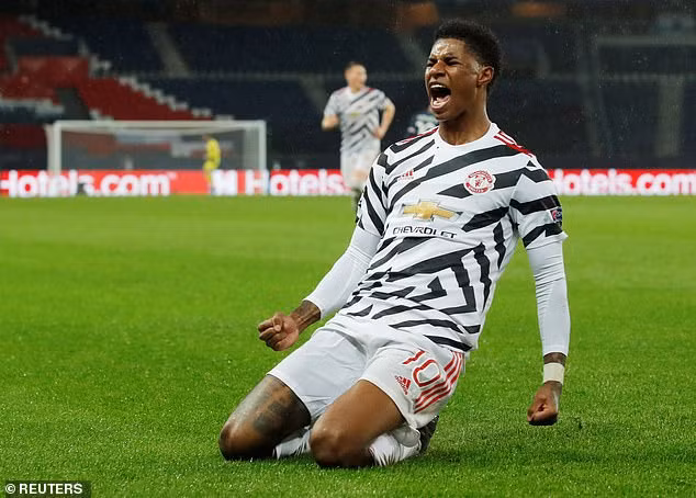 Marcus Rashford ghi bàn thắng quyết định giúp MU giành chiến thắng trước PSG.