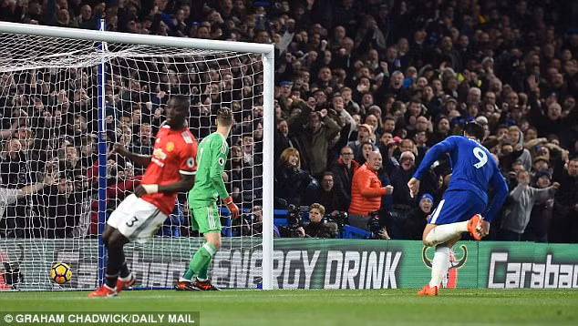 Bàn thắng duy nhất của Morata. Ảnh: DailyMail.