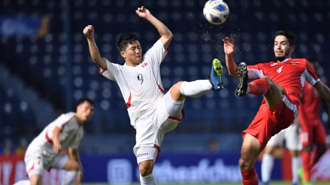 Dù đang đứng đầu bảng D nhưng U23 Jordan không quá mạnh. Ảnh: AFC.