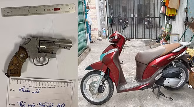 Tang vật vụ án.