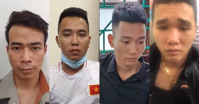 Các đối tượng bị khởi tố tại CQĐT.