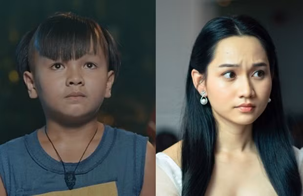 Diễn viên nhí Hữu Khang (trái) trong “Trạng Tí phiêu lưu ký” và Trúc Anh trong “Thiên thần hộ mệnh”. Ảnh: Lotte, Galaxy
