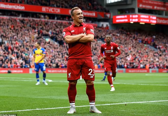 "Messi của Thụy Sĩ" Xherdan Shaqiri là một trong những lựa chọn đúng đắn của Klopp trong quá trình xây dựng lực lượng cho Liverpool. Ảnh: Getty Image.